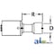 A & I Products Bedlock Barbs- Weld on Steel Fittings 3" x5" x1" A-461-3185 - alternate 2